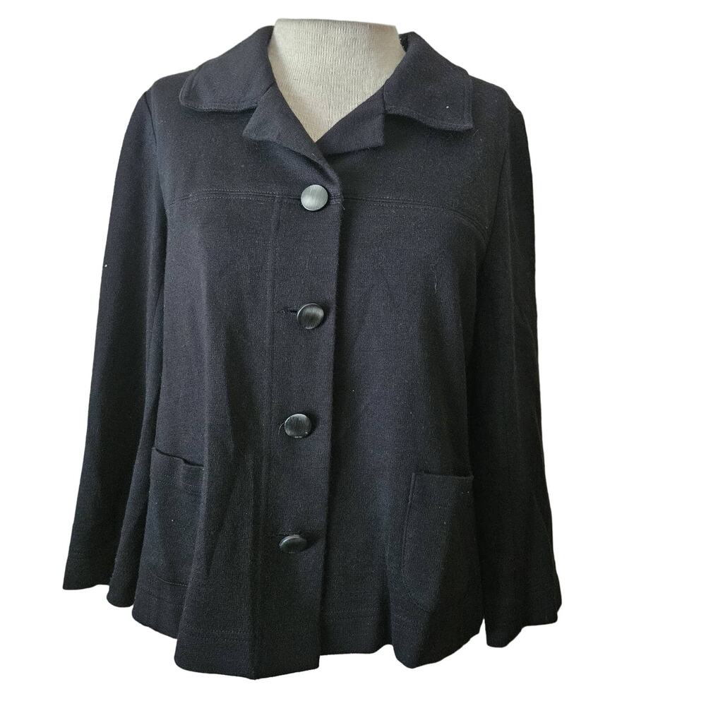 Gerard Darel Wool Blend Button Up Blazer Jacket Size Medium